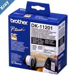 WHITE STANDARD ADDRESS LABELS 29MM X 90MM 400 LABELS PER ROLL Brother White Standa