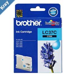 Brother LC37C Cyan Ink Cartridge to suit DCP135C150C MFC260C 260C SE up to 300 pages