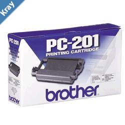 Brother PC201 1 Print Cartridge   1 Roll to suit FAX10201020PLUS1020E10301030E