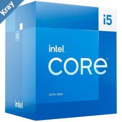 Intel i5 13400 CPU 3.3GHz 4.6GHz Turbo 13th Gen LGA1700 10Cores 16Threads 20MB 65W UHD Graphics 730 Retail Raptor Lake with Fan