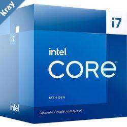 Intel i7 13700F CPU 4.1GHz 5.2GHz Turbo 13th Gen LGA1700 16Cores 24Threads 30MB 65W Graphic Card Required Retail Raptor Lake with Fan