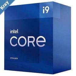 Intel i911900 CPU 2.5GHz 5.2GHz Turbo 11th Gen LGA1200 8Cores 16Threads 16MB 65W UHD Graphics 750 Retail Box 3yrs Rocket Lake