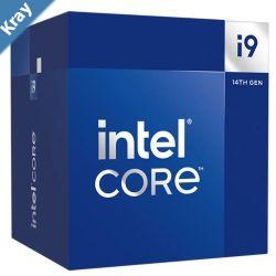 Intel i9 14900 CPU 4.3GHz 5.8GHz Turbo 14th Gen LGA1700 24Cores 32Threads 68MB 65W UHD Graphics 770 Retail Raptor Lake with Fan