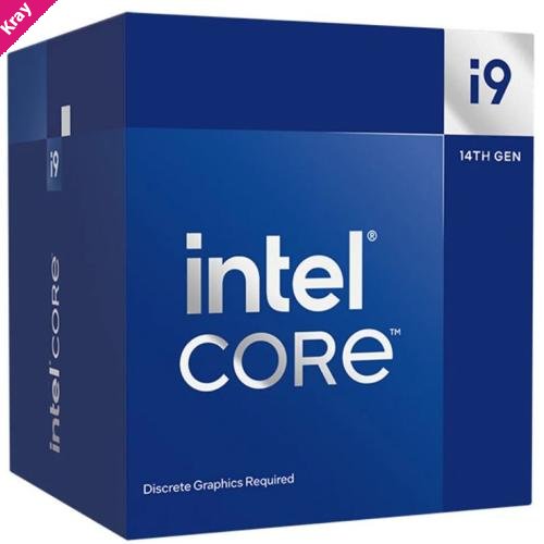 Intel i9 14900F CPU 4.3GHz (5.8GHz Turbo) 14th Gen LGA1700 24-Cores 32-Threads 68MB 65W Graphics Card Required Retail Raptor Lake with Fan