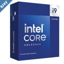 Intel i9 14900KF CPU 4.4GHz 6.0GHz Turbo 14th Gen LGA1700 24Cores 32Threads 36MB 125W Graphic Card Required Unlocked Retail Raptor Lake no Fan