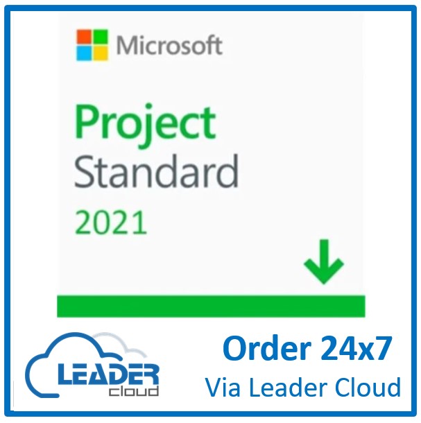 Microsoft ESD  Project Standard 2021 Available on Leader Cloud Keys available instantly