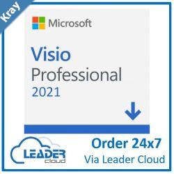 Microsoft ESD  Visio Professional 2021 Available on Leader Cloud Keys available instantly