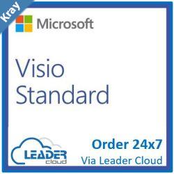 Microsoft ESD  Visio Standard 2021 Available on Leader Cloud Keys available instantly