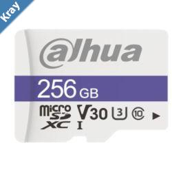 Dahua C100 256GB microSD 95MBs 38MBs 80TBW C10U1V10 UHSI 25 C to 85 C Temperature Resistant Waterproof Antimagnetic Anti Xray 7yrs wty