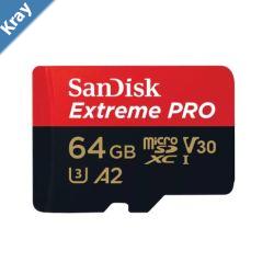 SanDisk Extreme PRO microSDXC UHSI CARD  64GB