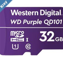 Western Digital WD Purple 32GB MicroSDXC Card 247 25C to 85C Weather  Humidity Resistant Surveillance IP Camera DVR NVR Dash Cams Drones 16GB