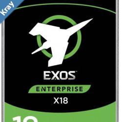 Seagate 18TB 3.5 SATA EXOS X18 Enterprise 512E4KN INTERNAL 3.5 SATA DRIVE  ST18000NM000J