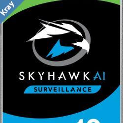 Seagate 10TB 3.5 SkyHawk Surveillance AI 512E SATA3 6Gbs 256MB Cache 24x7 HDD ST10000VE001  5 Years Warranty