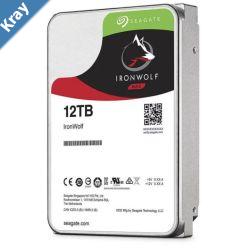 Seagate 12TB 3.5 IronWolf SATA3 NAS 24x7 7200RPM Performance HDD ST12000VN0008 3 Years Warranty