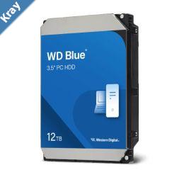 Western Digital WD Blue PC Desktop Hard Drive  12TB 3.5 SATA up to 260MBs 7200 RPM CMR 512MB 2Y Warranty