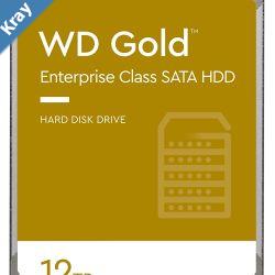 Western Digital 12TB WD Gold Enterprise Class Internal Hard Drive  3.5 SATA 6Gbs 512e Speed 7200RPM   5 Years Limited Warranty
