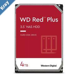 Western Digital WD Red Plus 4TB 3.5 NAS HDD SATA III NAS Hard Drive 5400 RPM 256MB Cache 180MBS 1mil Hours MTBF 180TBYear WD40EFPX