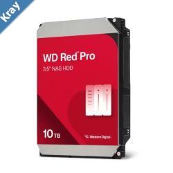 Western Digital WD Red Pro 10TB 3.5 NAS HDD SATA 7200RPM 512MB up to 267MBs CMR 5yrs warranty