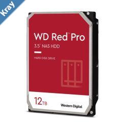 Western Digital WD Red Pro 12TB 3.5 NAS HDD SATA3 7200RPM 256MB Cache 24x7 300TBW 24bays NASware 3.0 CMR Tech 5yrs wty
