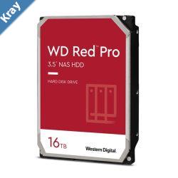 Western Digital WD Red Pro 16TB 3.5 NAS HDD SATA3 7200RPM 512MB Cache 24x7 300TBW 24bays NASware 3.0 CMR Tech 5yrs wty