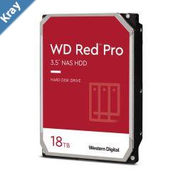 Western Digital WD Red Pro 18TB 3.5 NAS HDD SATA3 7200RPM 512MB Cache 24x7 300TBW 24bays NASware 3.0 CMR Tech 5yrs wty