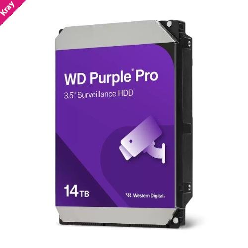 Western Digital WD Purple Pro 14TB 3.5' WD142PURP Smart Video HDD