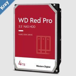 WD Red Pro 4TB 3.5 NAS Hard Drive 7200RPM 512MB Cache 24x7 NASware 5yrs wty