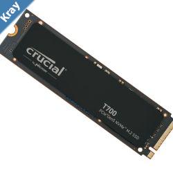Crucial T700 2TB Gen5 NVMe SSD  1240011800MBs RW 1200TBW 1500K IOPs 1.5M hrs MTTF with DirectStorage for Intel 13th Gen  AMD Ryzen 7000