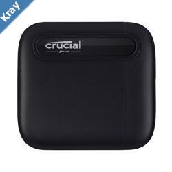 Crucial X6 1TB External Portable SSD 540MBs USB3.2 USBC USB3.0 Durable Rugged Shock Vibration Proof for PC MAC PS4 PS5 Xbox One Android iPad Pro