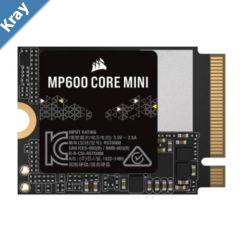 Corsair MP600 CORE MINI 1TB PCIe 4.0 Gen4 x4 NVMe M.2 SSD 50003800MBs 650K900K 250TBW 1.5M MTBF Hours