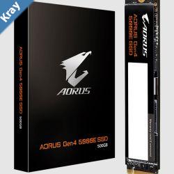 Gigabyte AORUS Gen4 5000E SSD 500GB PCIExpress 4.0x4 NVMe 1.4 Sequential Read 5000 MBs Sequential Write 3800 MBs