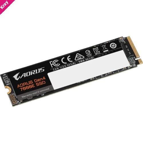 GIGABYTE AORUS Gen4 7000E 2TB NVMe SSD – PCIe 4.0 x4 M.2 2280 Internal SSD, Up to 7100 MB/s Read & 6100 MB/s Write, High-Performance Storage