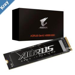 Gigabyte AORUS Gen5 14000 SSD 2TB PCIe5x4 NVMe2.0 M.2 3D TLC LPDDR4 4GB 1450012700MBs 80223.5mm MTBF1.6M 11.5W 5yr1400TBW Gigabyte AORUS Gen5 14000 SSD 2TB PCIe5x4 NVMe2.0 M.2 3D TLC LPDDR4 4GB 1450012700MBs 80223.5mm MTBF1.6M 11.5W 5yr1400TBW