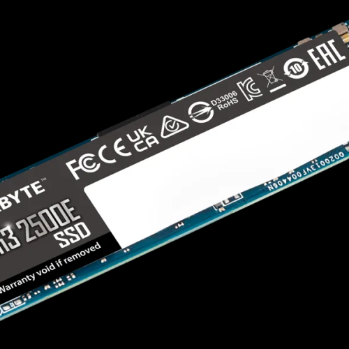Gigabyte G325E 500G M2 500G PCIe 3.0x4, 2300/1500 MB/s 60k/240Kl MTBF 1.5m hr Limited 3 years or 240TBW