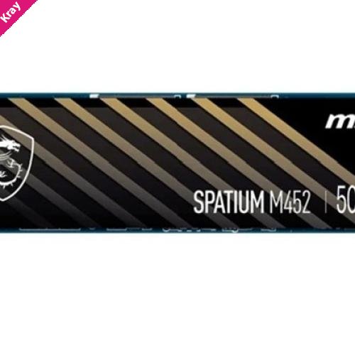 SPATIUM M452 PCIe 4.0 NVMe M.2 500GB, M.2 2280, PCIe Gen4x4 NVMe 1.4, 3D NAND, Phison E29T, 3600/3100 MB/s, 150TBW, 5Y Wty