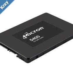 Micron 5400 PRO 960GB 2.5 SATA Enterprise SSD 540R520W MBs 95K35K IOPS 2628TBW 1.5DWPD 3M hrs MTTF AES 256bit encryption Server Data Centre 5yrs