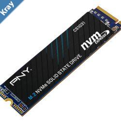 LS PNY CS1031 1TB NVMe SSD Gen3x4 M.2 2400MBs 1750MBs RW 240TBW 2M hrs MTBF 5yrs wty