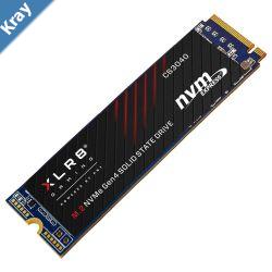 PNY CS3040 2TB NVMe SSD Gen4 for PS5 5600MBs 4300MBs RW 3600TBW 750K600K IOPS 2M hrs MTBF  5yrs