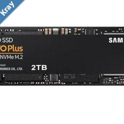 Samsung 970 EVO Plus 2TB PCIe NVMe SSD MLC 3500MBs 3300MBs 620K560K IOPS 1200TBW 5yrs wty