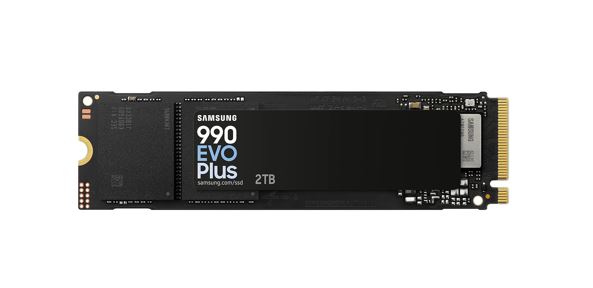 Samsung 990 EVO Plus 2TB PCIe Gen5 NVMe SSD 7250MBs 6300MBs RW 1000K1350K IOPS 1200TBW 1.5M hrs VNAND TLC AES 256bit Encryption 5yr wty