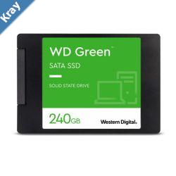 Western Digital WD Green 240GB 2.5 SATA SSD 545R430W MBs 80TBW 3D NAND 7mm 3 Years Wty WDS240G2G0A