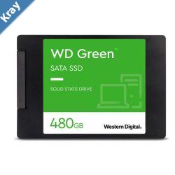 Western Digital WD Green 480GB 2.5 SATA SSD 545R430W MBs 80TBW 3D NAND 7mm 3 Years Warranty