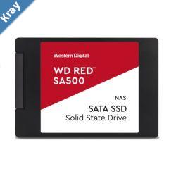 Western Digital WD Red SA500 1TB 2.5 SATA NAS SSD 247 560MBs 530MBs RW 95K85K IOPS 600TBW 2M hrs MTBF 5yrs wty