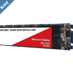 Western Digital WD Red SA500 1TB M.2 SATA NAS SSD 247 560MBs 530MBs RW 95K85K IOPS 600TBW 2M hrs MTBF 5yrs wty
