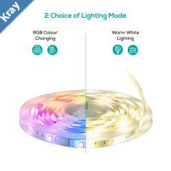 mbeat activiva 2m IP65 Smart RGB  Warm White LED Strip Light Waterfoof Smart LED Light Waterproof Ideal for Home Customisation