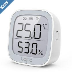 TPLink Tapo Smart Temperature  Humidity Monitor RealTime  Accurate Eink Display Free Data Storage  Visual Graphs