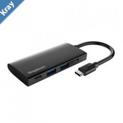 Simplecom CH382 USB 3.2 Gen 2 USBC 4 Port 10Gbps Hub 2x USBA and 2x USBC