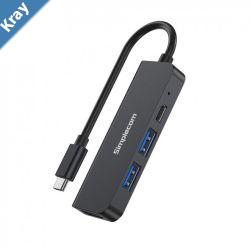 Simplecom CH540 USBC 4in1 Multiport Adapter Hub USB 3.0 HDMI 4K PD LS