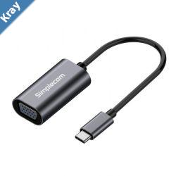 Simplecom DA104 USBC to VGA Adapter Full HD 1080p