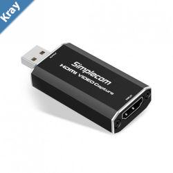 Simplecom DA315 HDMI to USB 2.0 Video Capture Card Full HD 1080p for Live Streaming Recording  Elgato Atomos Connect